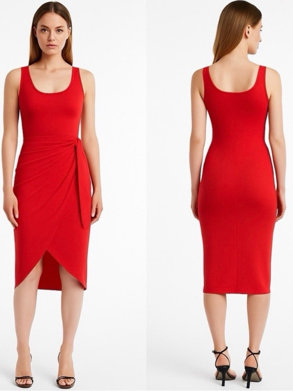 Express Midi Wrap Dress